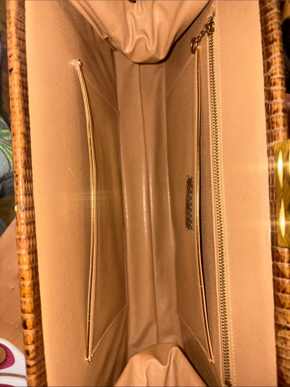 1960’s RARE Vintage Women’s Bag Dominic Romano Genuine Leather - Picture 3 of 7